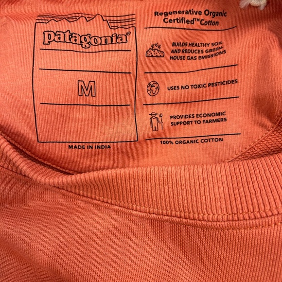 Patagonia Coral Organic Cotton Crewneck - Picture 3 of 5